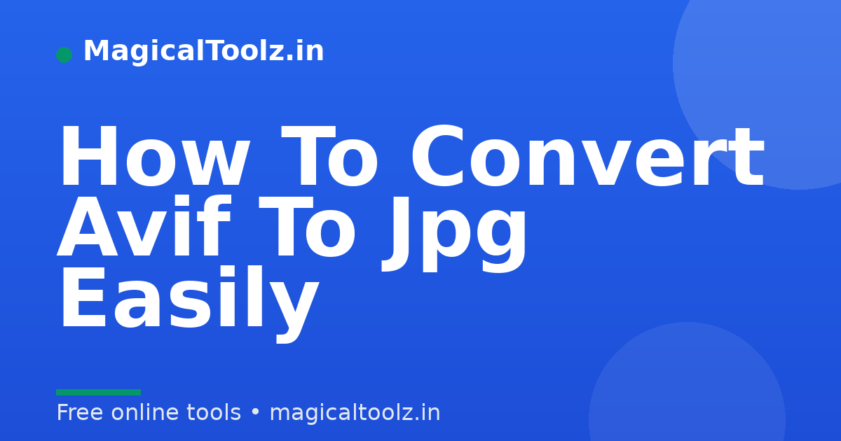 How To Convert Avif To Jpg Easily