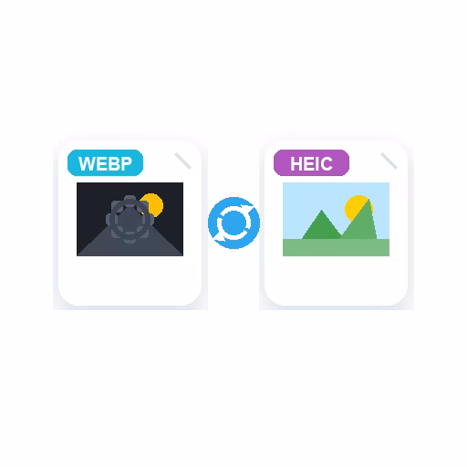 WEBP to HEIC Converter Online - High Efficiency Apple Format