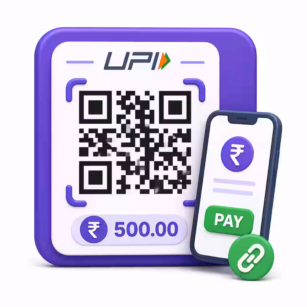 Fixed Amount UPI QR Code Generator