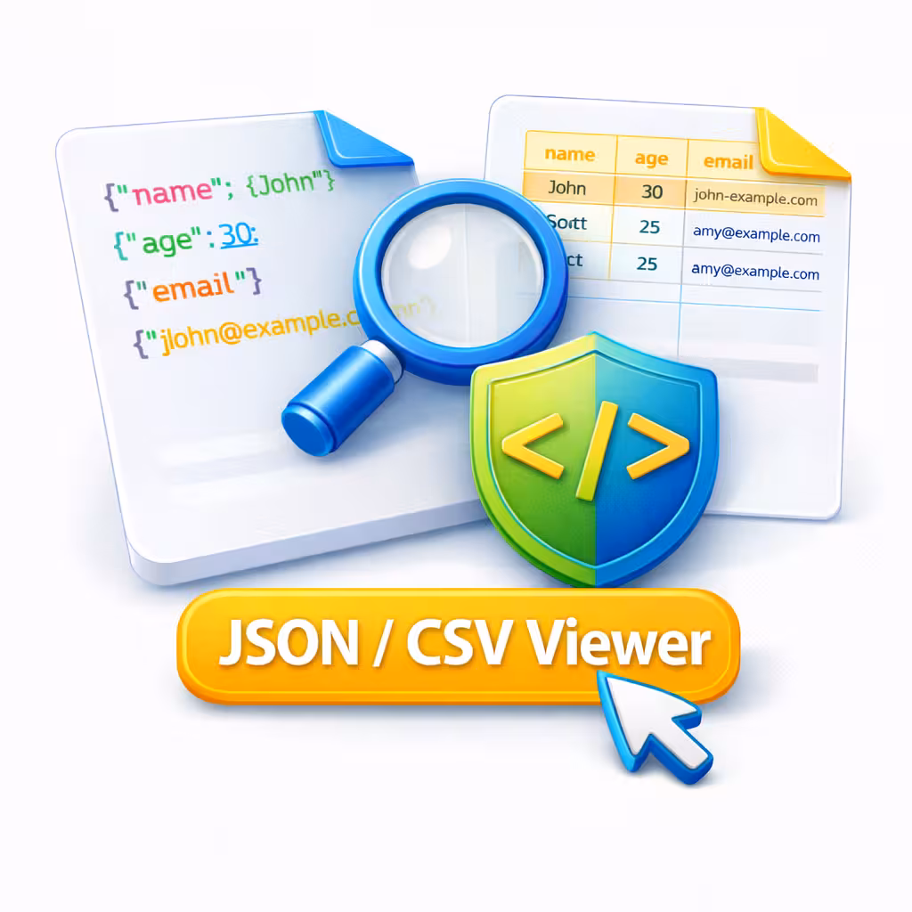 JSON / CSV Viewer tool icon