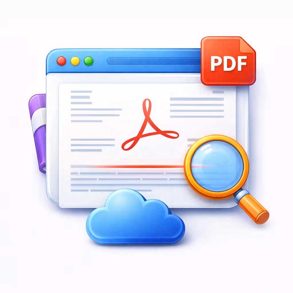 Online PDF Viewer tool icon