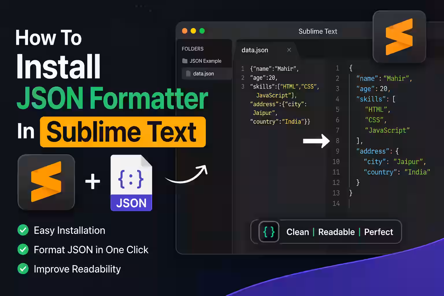 How to Install and Use a JSON Formatter in Sublime Text